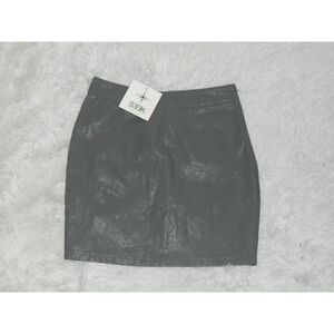 LF Seek The Brand Skirt Faux Leather‎  Mini Skirt Size Small